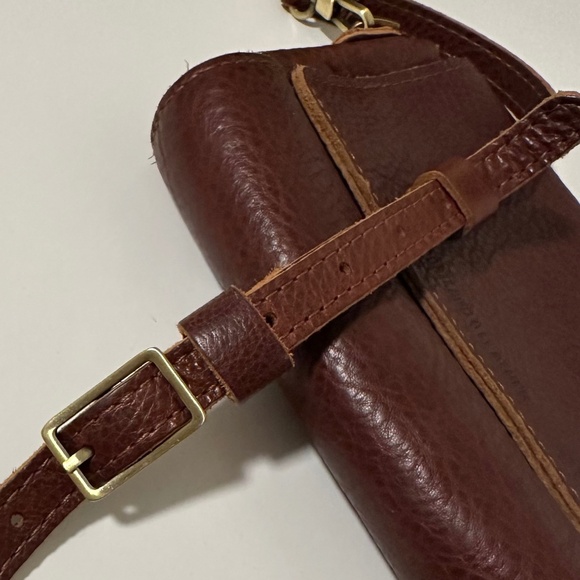 Portland Leather Metro Crossbody bag Mini, Nutmeg - Picture 5 of 9